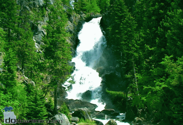 Live Waterfalls Image Enjoy Full Motion Screen