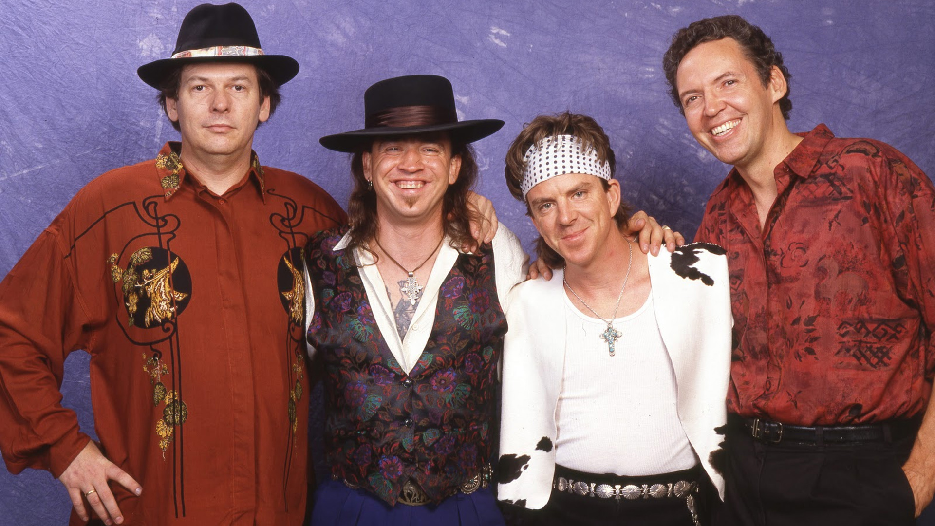 Stevie Ray Vaughan and Double Trouble backdrop wallpaper