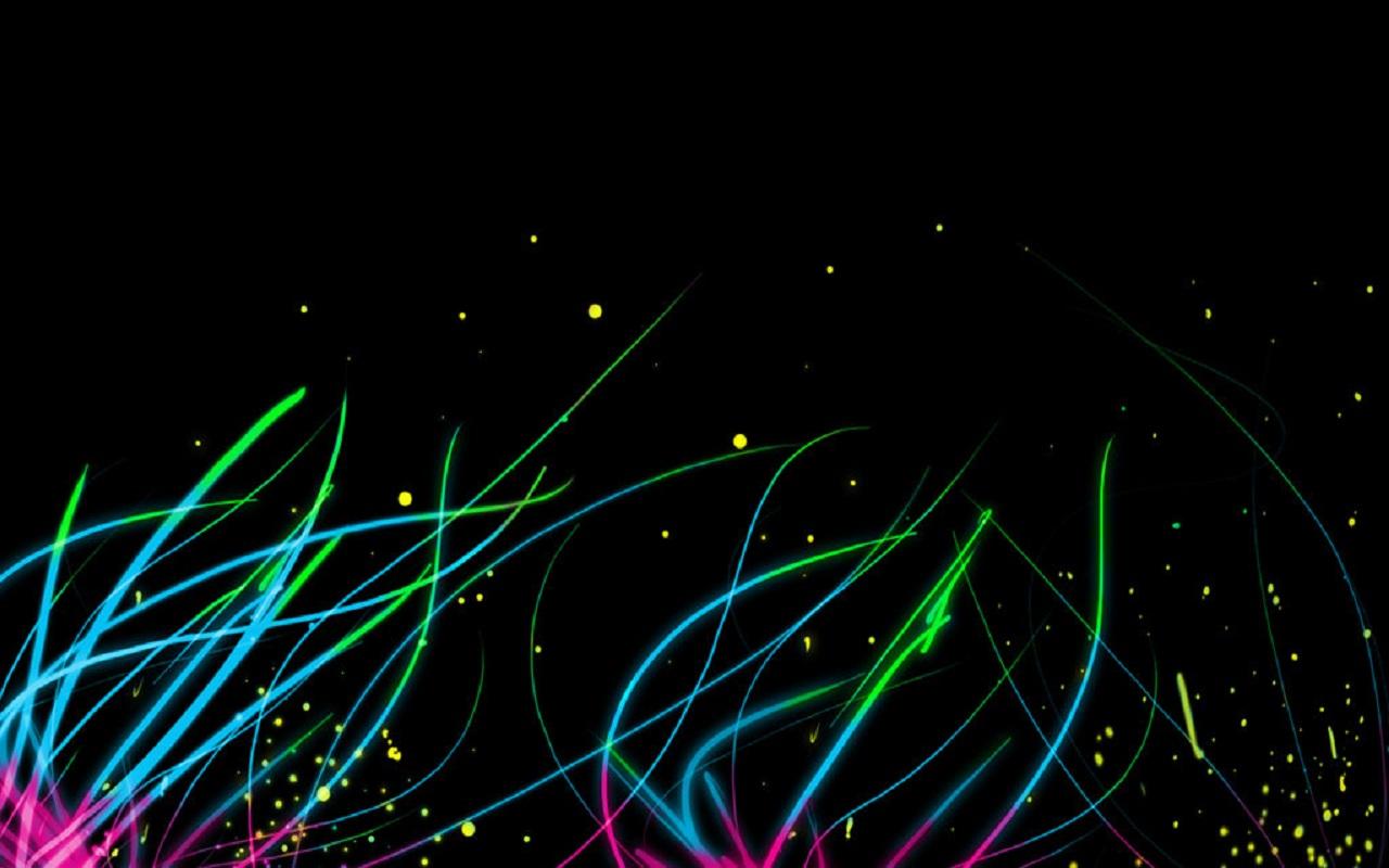 Little Android Neon Lights Wallpaper HD Wallpapers