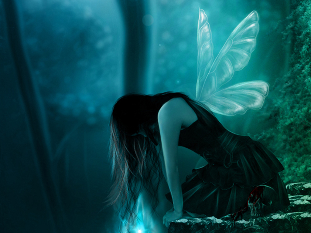 Dark Fairy Wallpaper Background Cool