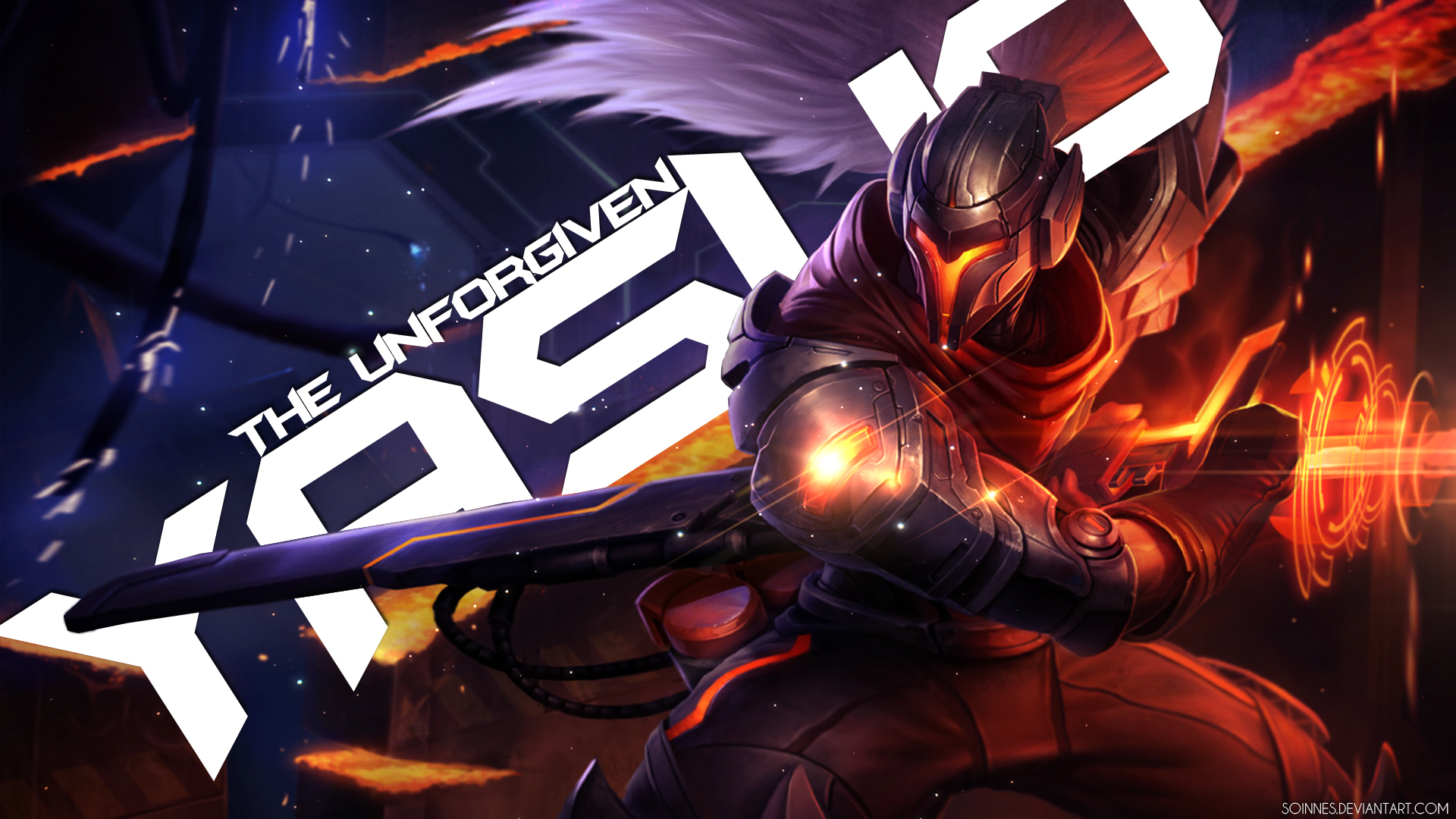 Yasuo The Unforgiven League Of Legends Wallpaper By Soinnes On