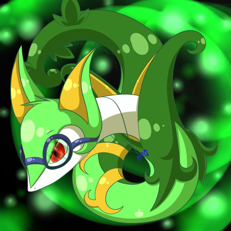 Neon The Serperior By Cuteflare