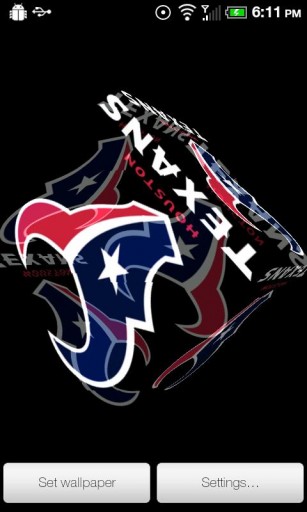 This Is The Houston Texans Live Wallpaper Pro Version Which Has A