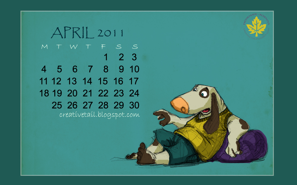 April Desktop Calendar Wallpaper Jpg