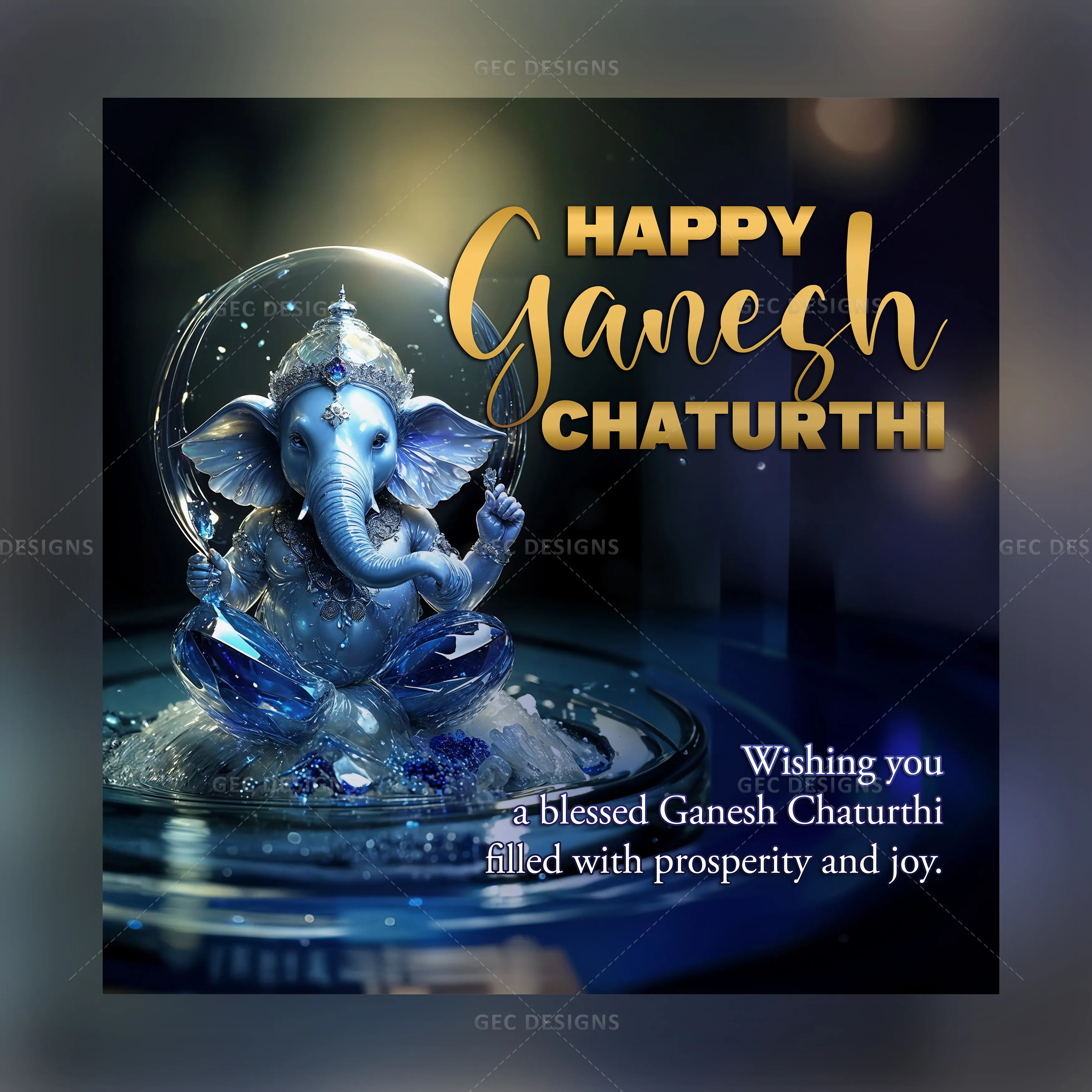 Happy Ganesh Chaturthi Wishes Cute Lord Wallpaper