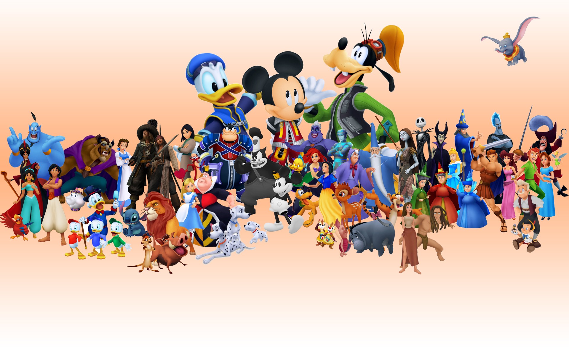 Walt Disney Characters Pictures HD Wallpaper