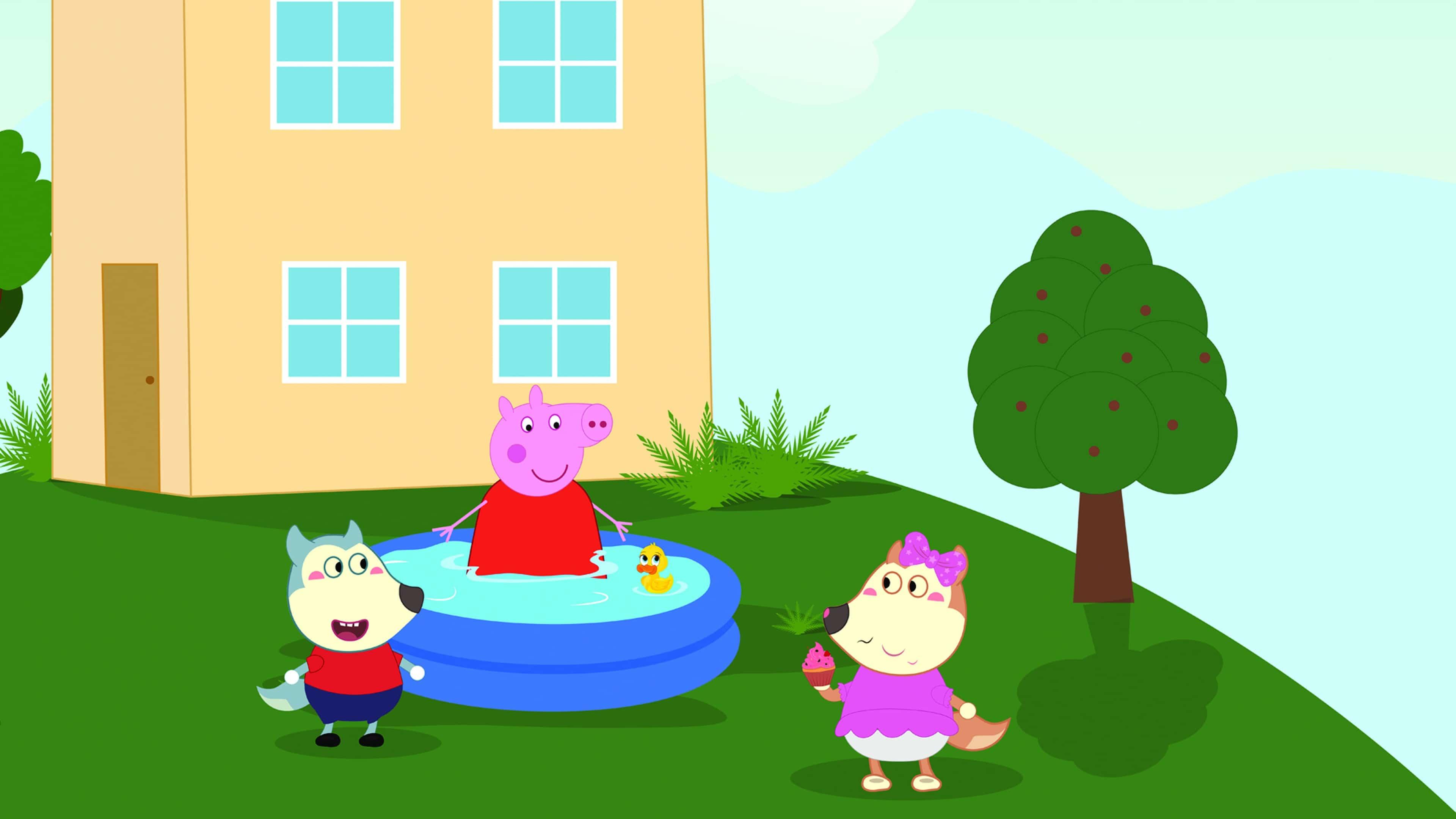 HD Peppa Pig House Wallpaper Pc And Mobile