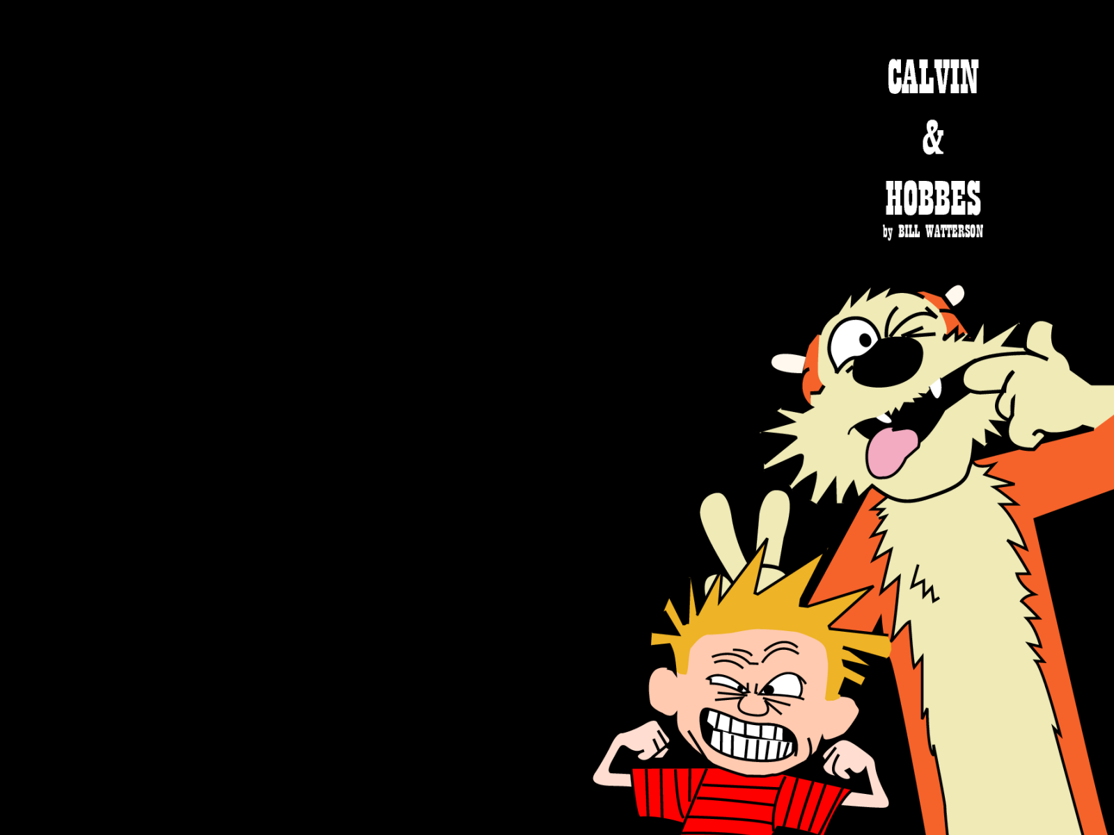 Calvin And Hobbes HD Cartoon Wallpaper In