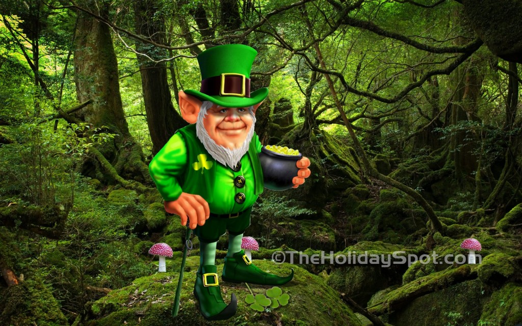Get Lucky With Leprechaun Desktop Wallpaper For St Patrick S Day