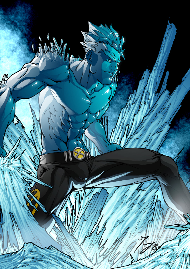 Iceman Colored By Angel T Sakuseii