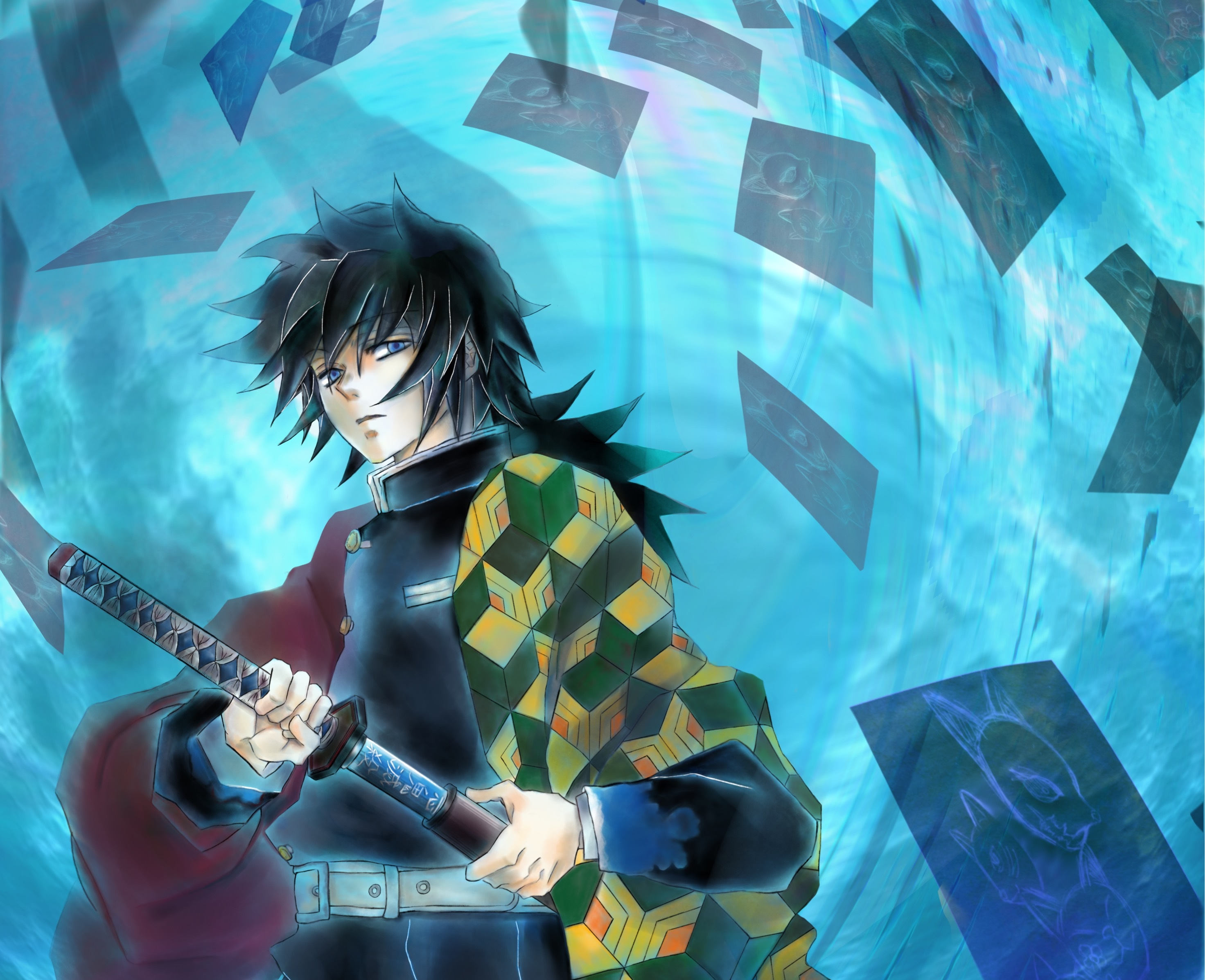 Giyuu Tomioka Anime Demon Slayer Wallpaper