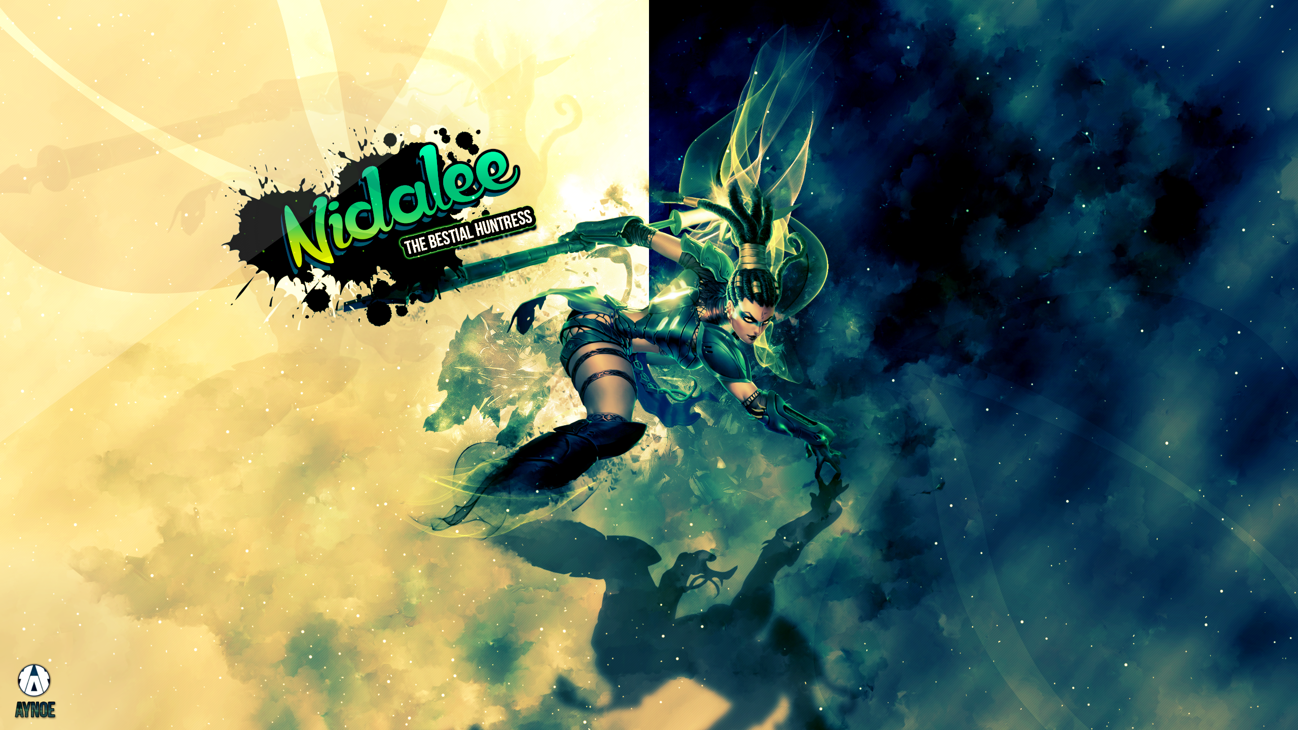 Wallpaper HD Nidalee League Of Legends By Aynoe