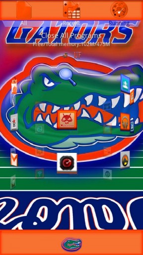 Florida Gators GO Launcher EX for Android Appszoom