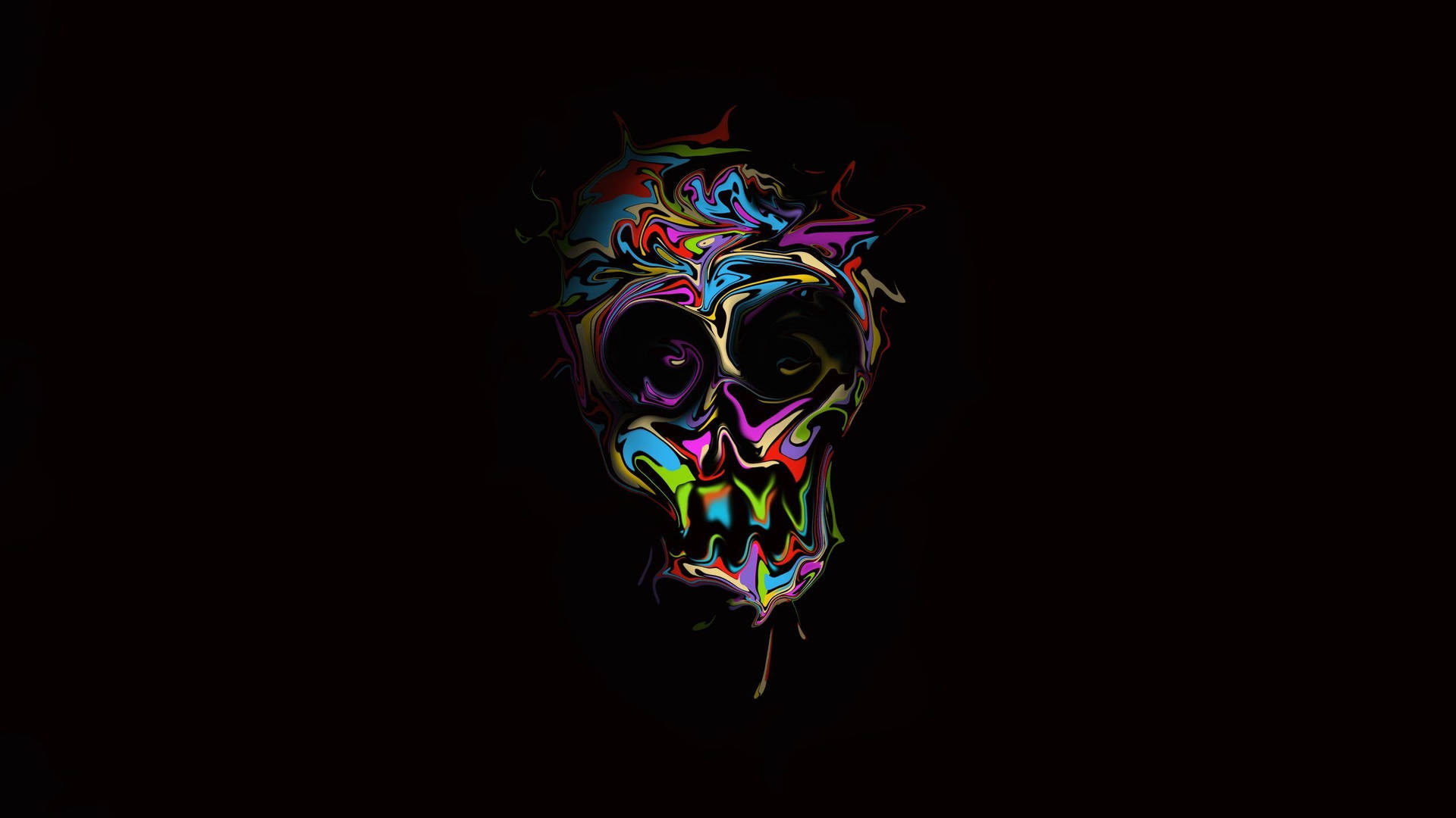 Black Skull Wallpaper