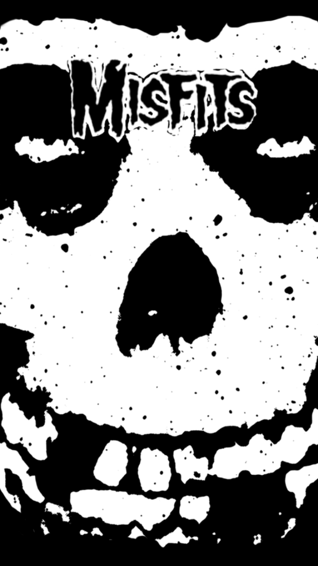 The Misfits Face iPhone Wallpaper