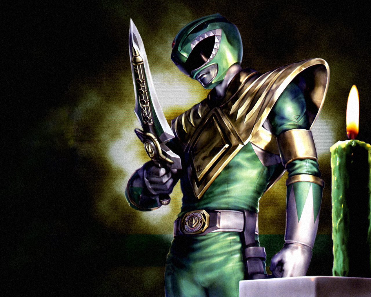 Original Power Rangers Green Rang HD Wallpaper Background Image