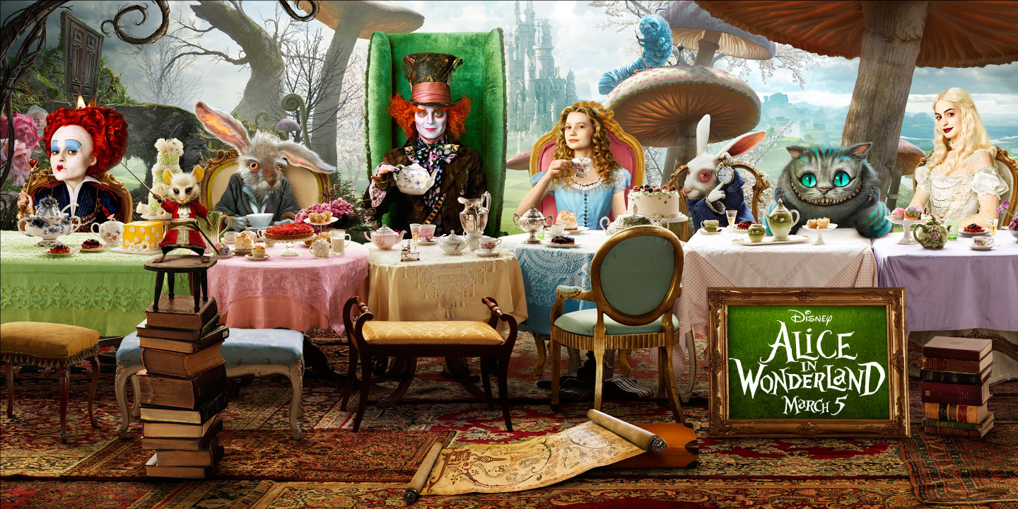 Alice In Wonderland Wallpaper Make Up And Merch