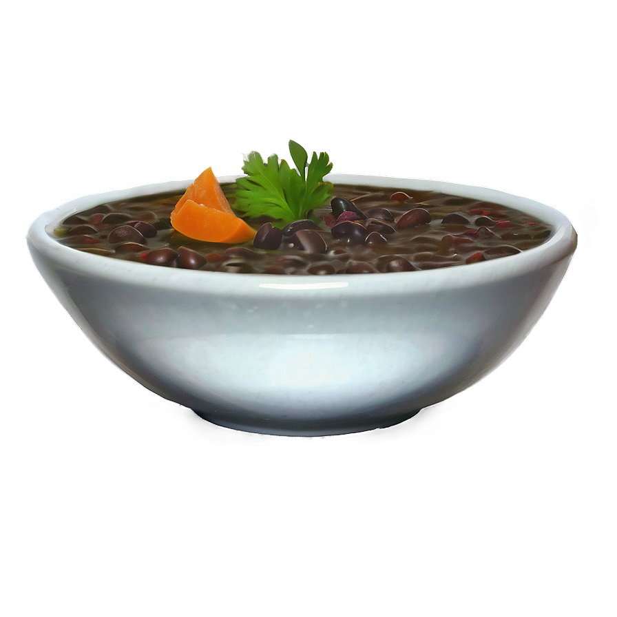 Black Bean Soup Png Wallpaper