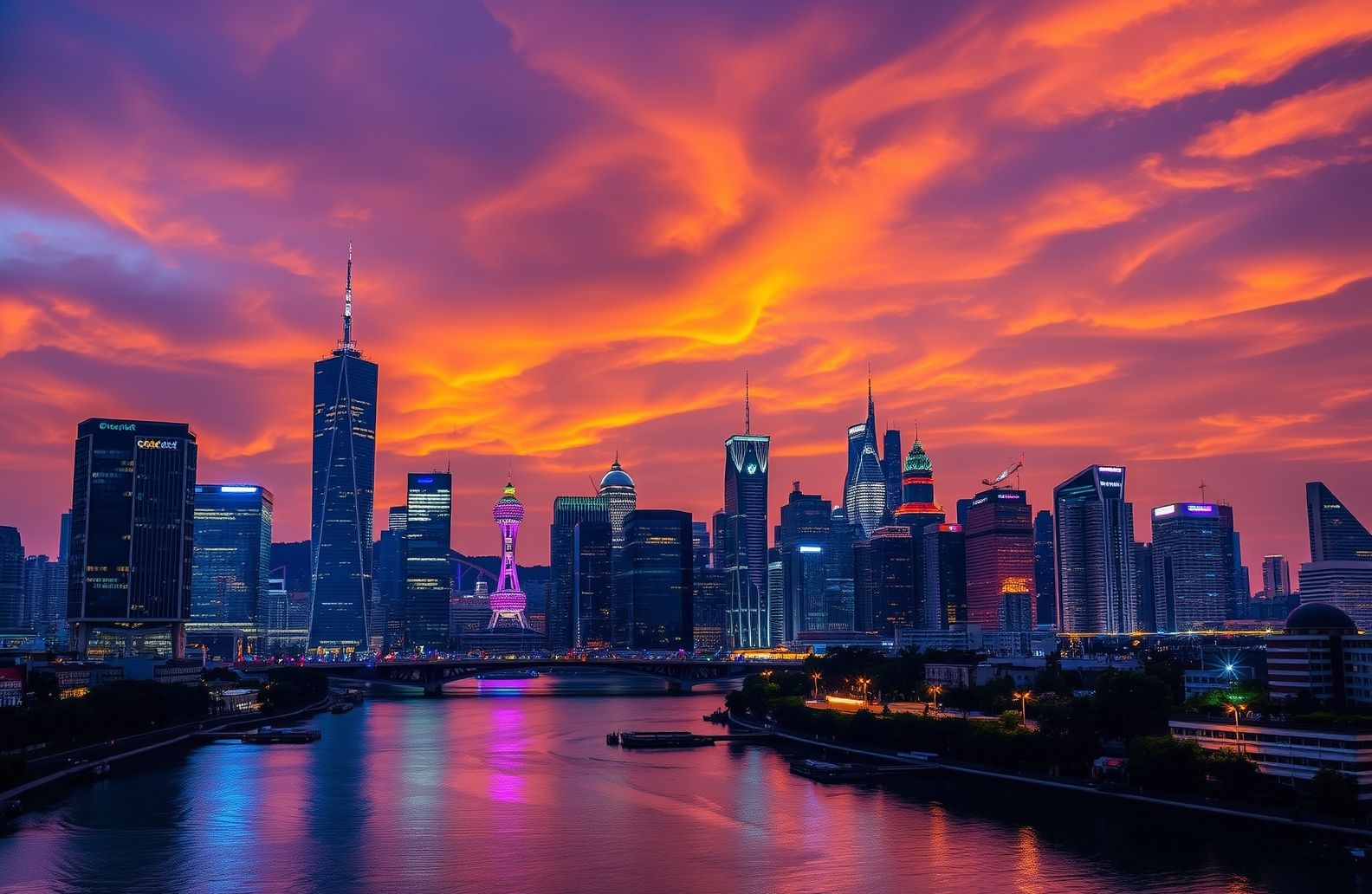 Windows City Wallpaper