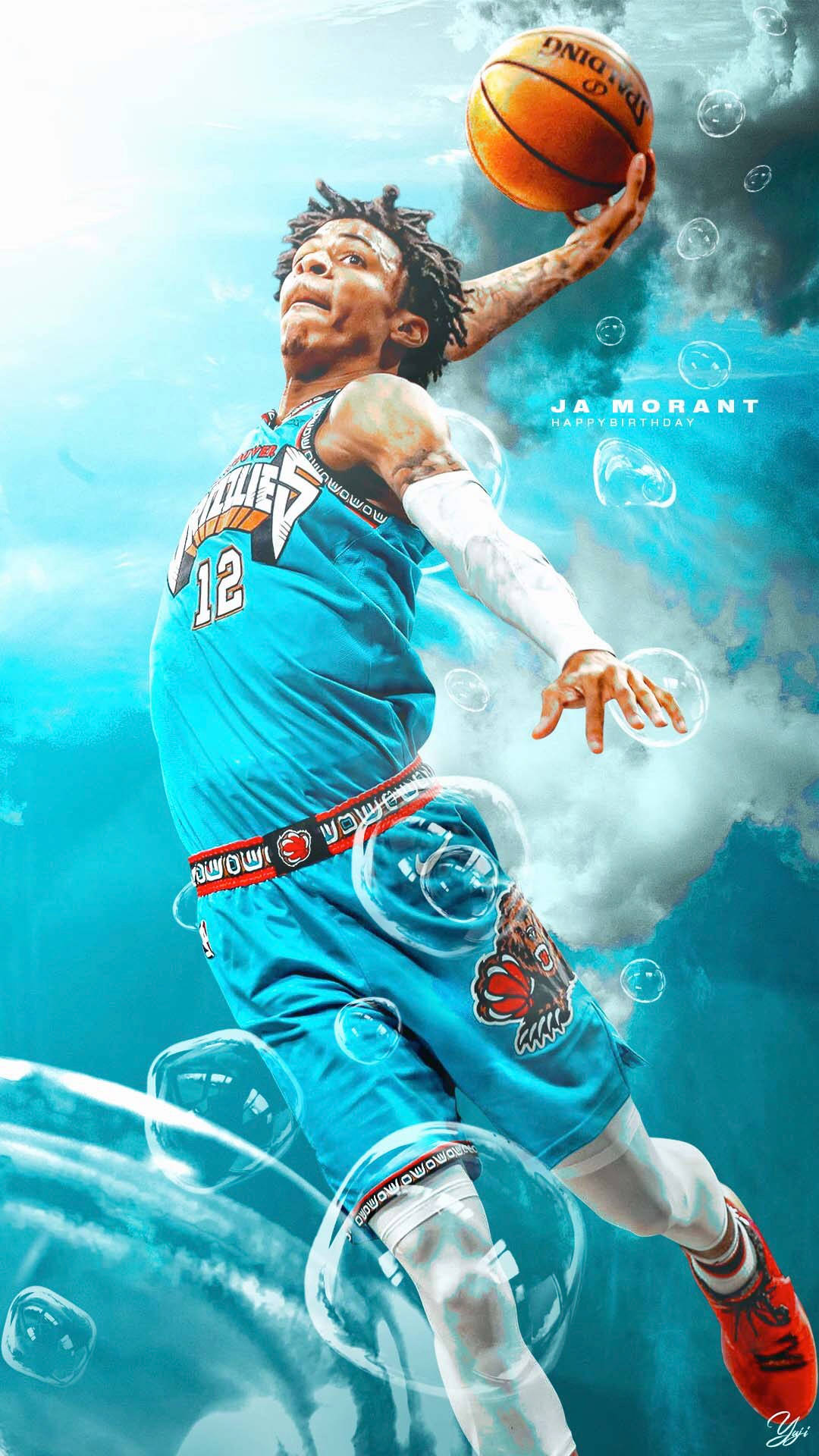 Ja Morant Dunk Wallpaper