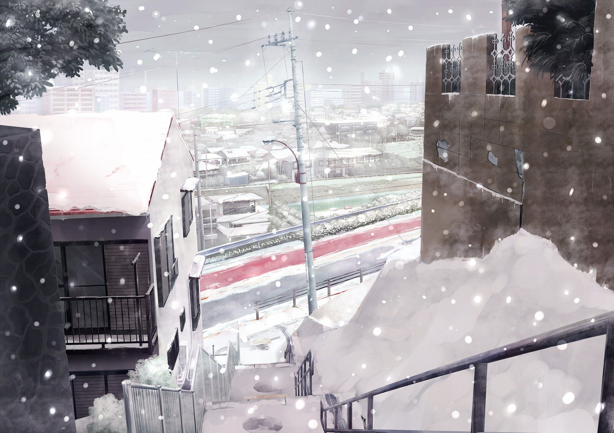 Anime Winter Wallpapers  Top Free Anime Winter Backgrounds   WallpaperAccess
