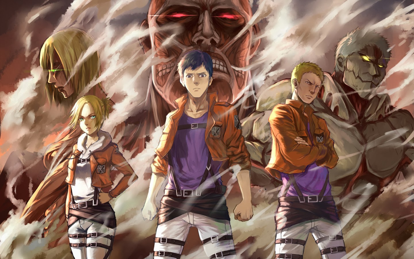 Wallpaper 4k Attack On Titan Annie Leonhart Shingeki No Kyojin Wallpaper