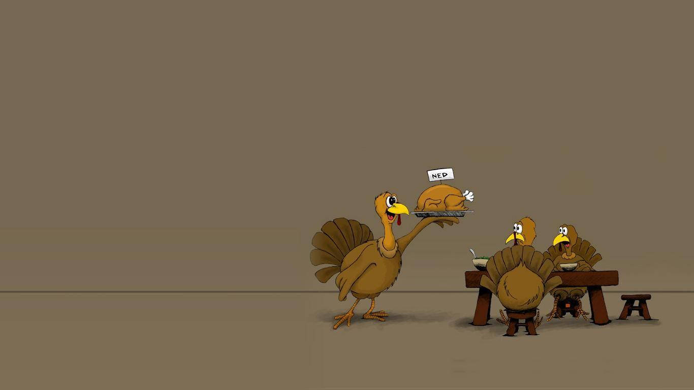 Celebrate A Happy Thanksgiving With This Delicious Turkey Wallpaper