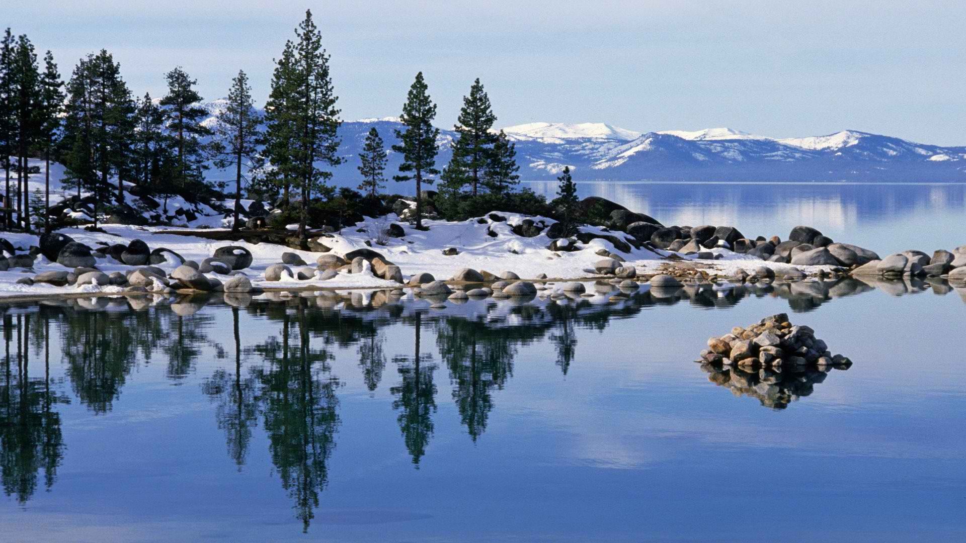 Lake Tahoe In Winter Nevada