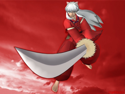 Red 3d Inuyasha By Angel Kenshin