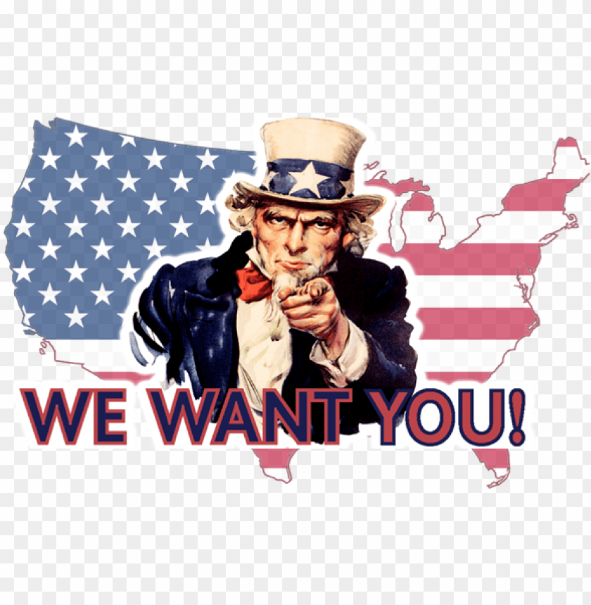 Uncle Sam We Want You Png Image With Transparent Background Toppng