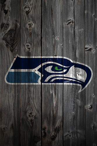 Seattle Seahawks Wood iPhone Background Photo Sharing