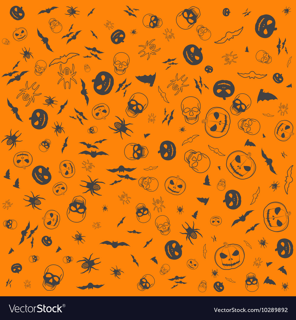 Halloween Background Abstract Pattern Royalty Vector