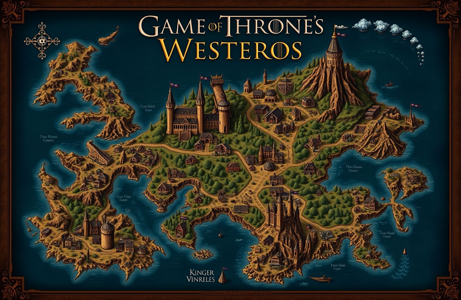 Game Of Thrones Map Wallpaper