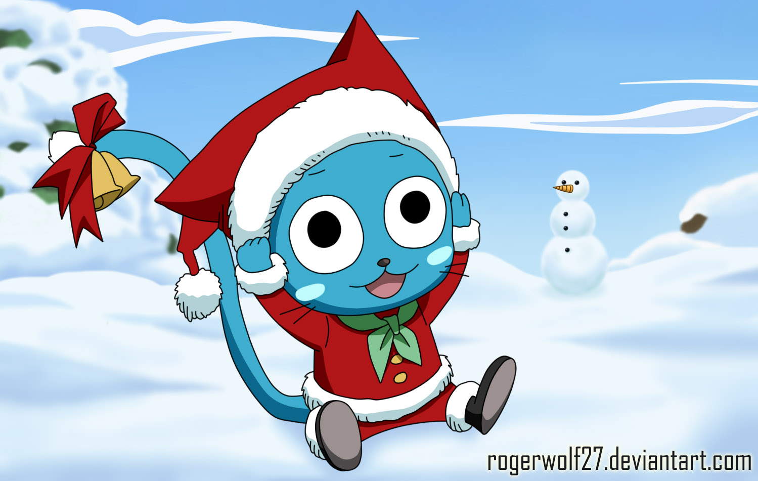 Fairy Tail Wallpaper Happy Aye Merry Christmas By