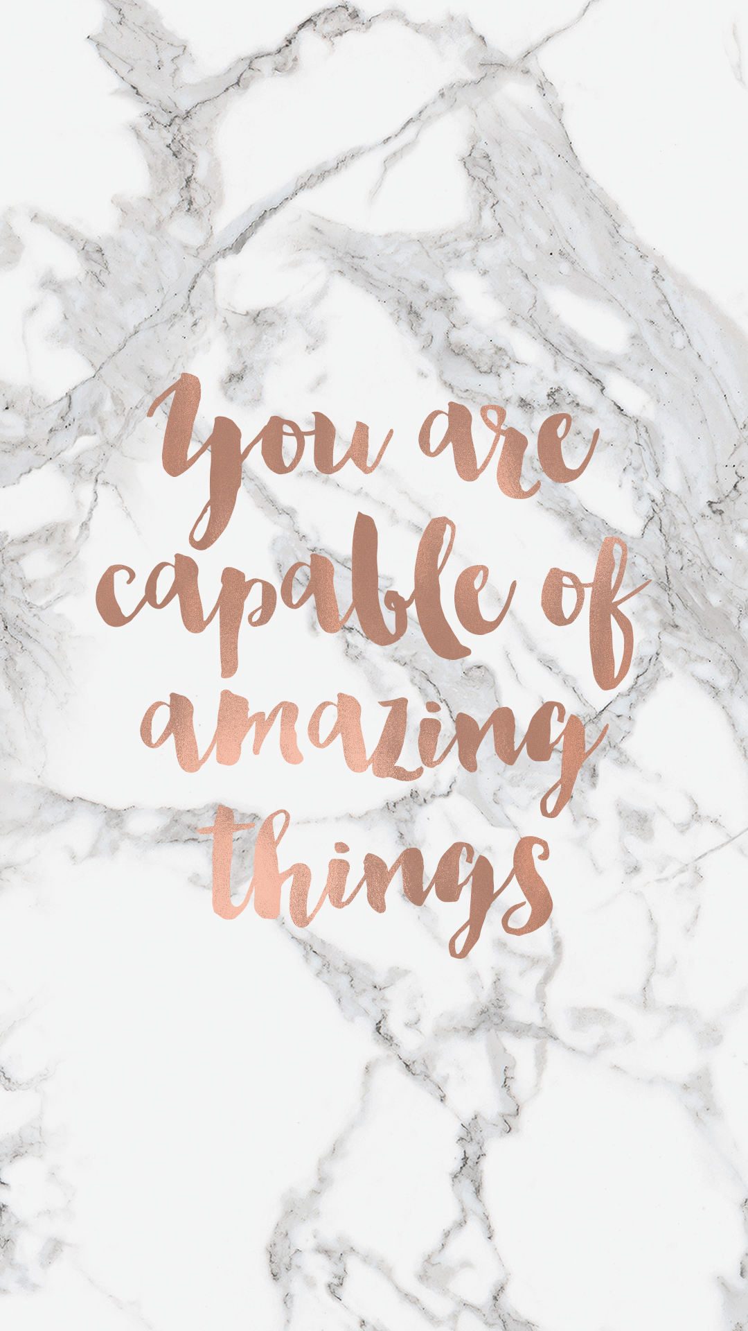 You Are Capable Quote Phone Background Chicfetti