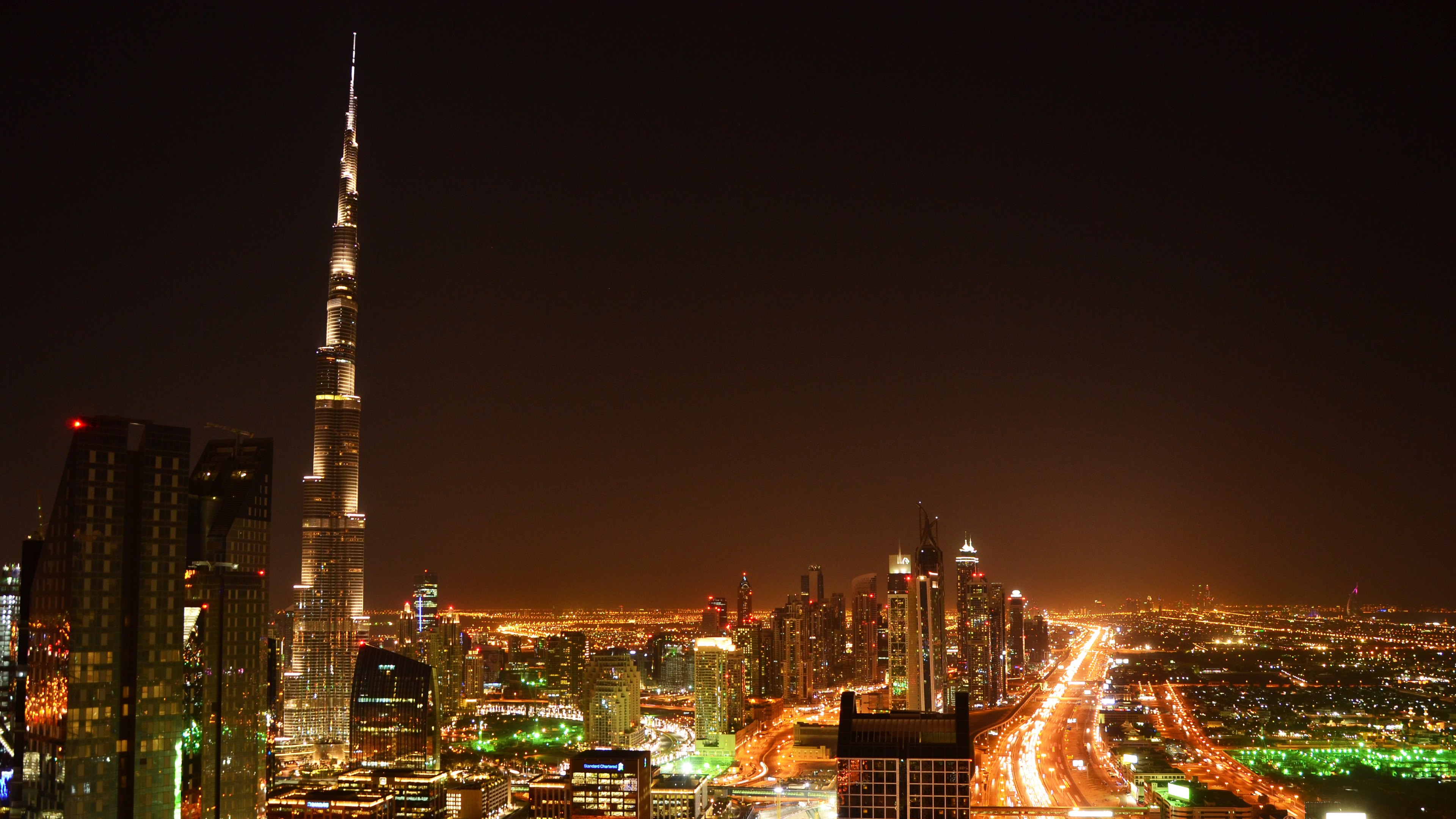 Burj Khalifa By Night In Dubai