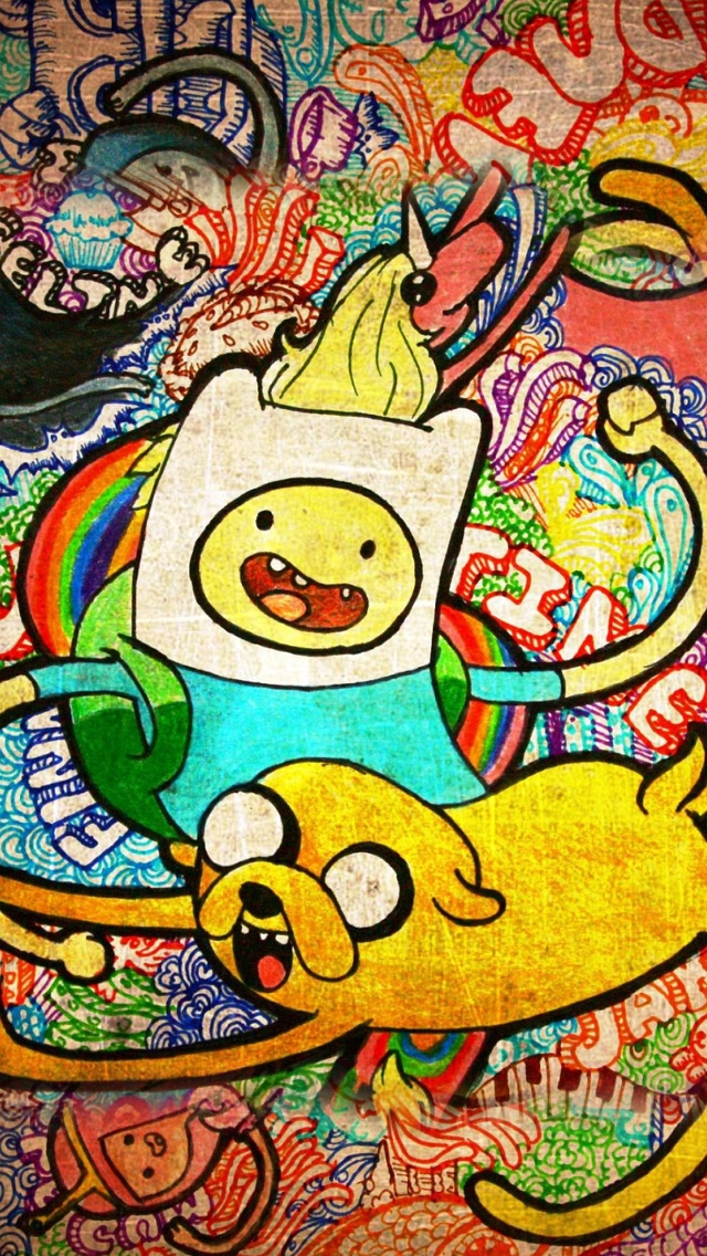  Adventure Time   640 x 1136   Iphone 5   immagine foto wallpaper