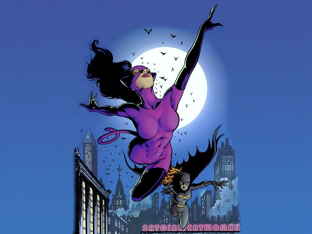 Batgirl And Catwoman Wallpaper