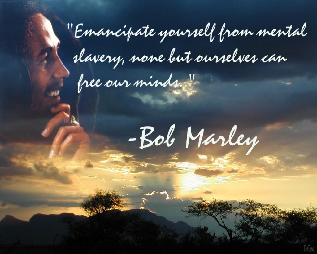 Bob Marley Life Quote Wallpaper Screen