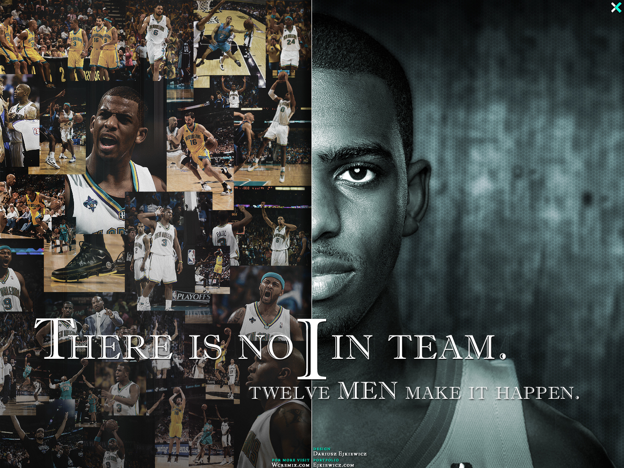 Hors Wallpaper Chris Paul There Is No I In Team New Orleans