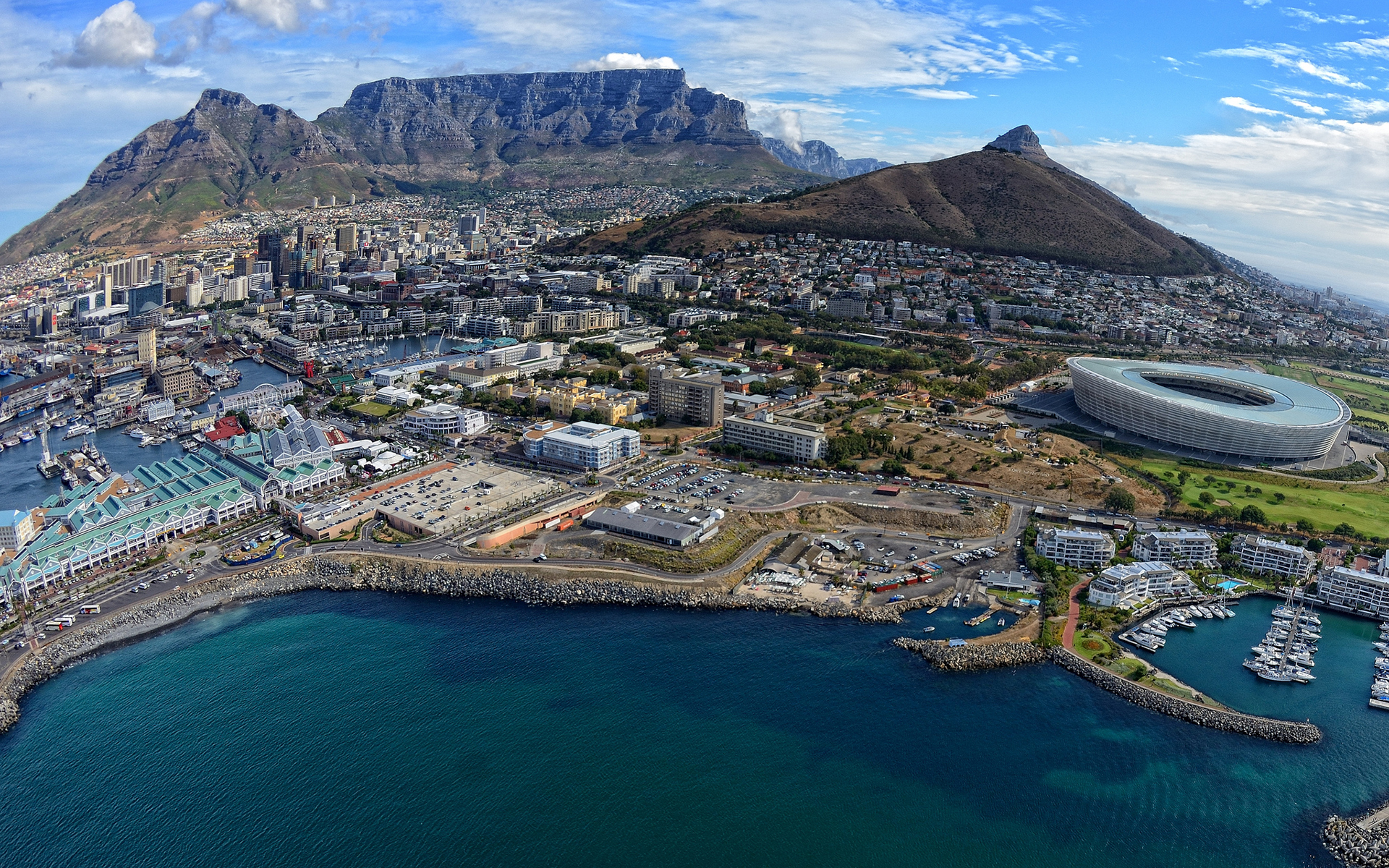 Cape Town Skyline HD Wallpaper