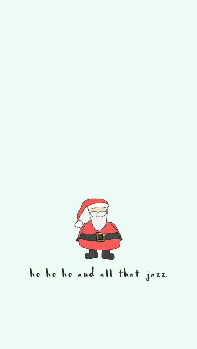Cute Christmas iPhone Ho Wallpaper
