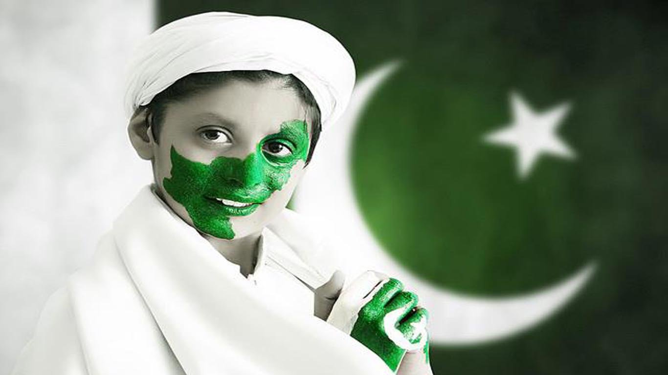 Download Happy 14 August Pakistani Boy HD Wallpaper Search more 1366x768