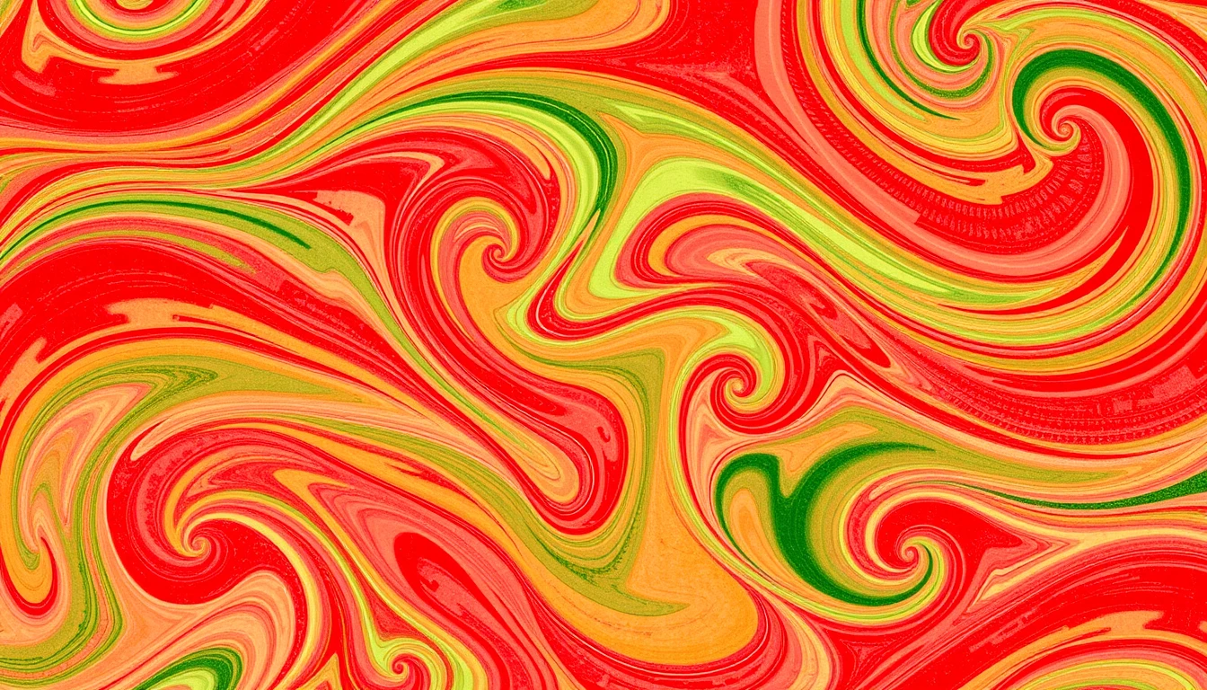 Red And Green Wallpaper