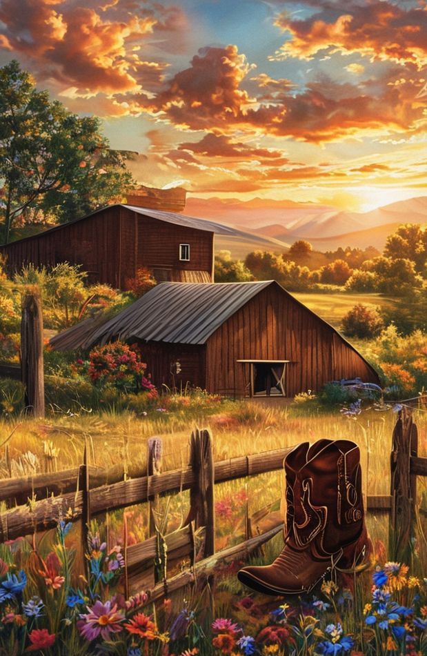 Country Western Wallpaper
