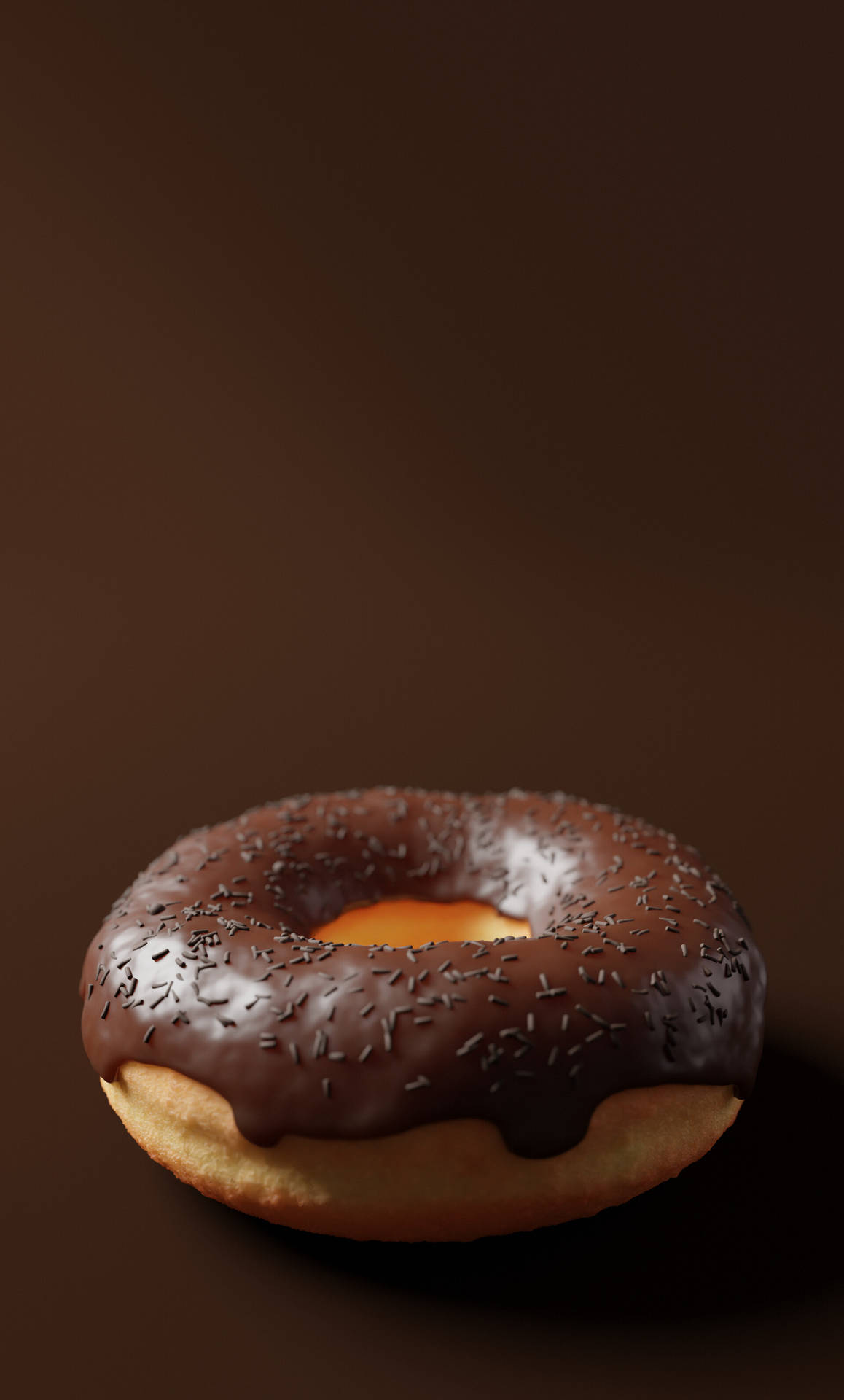Chocolate Donut With Sprinkles R55hk4ngnwtaqhfn Wallpaper