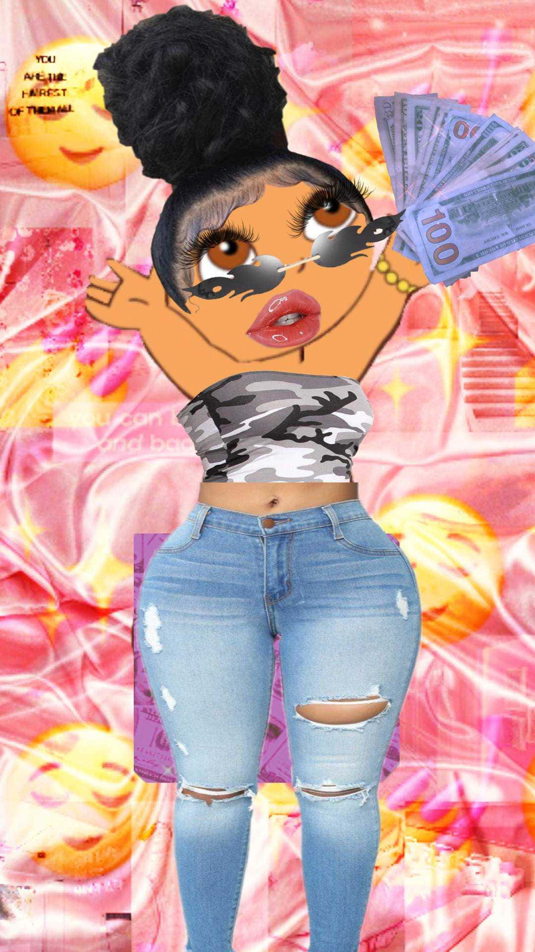 Baddie iPhone Wallpaper