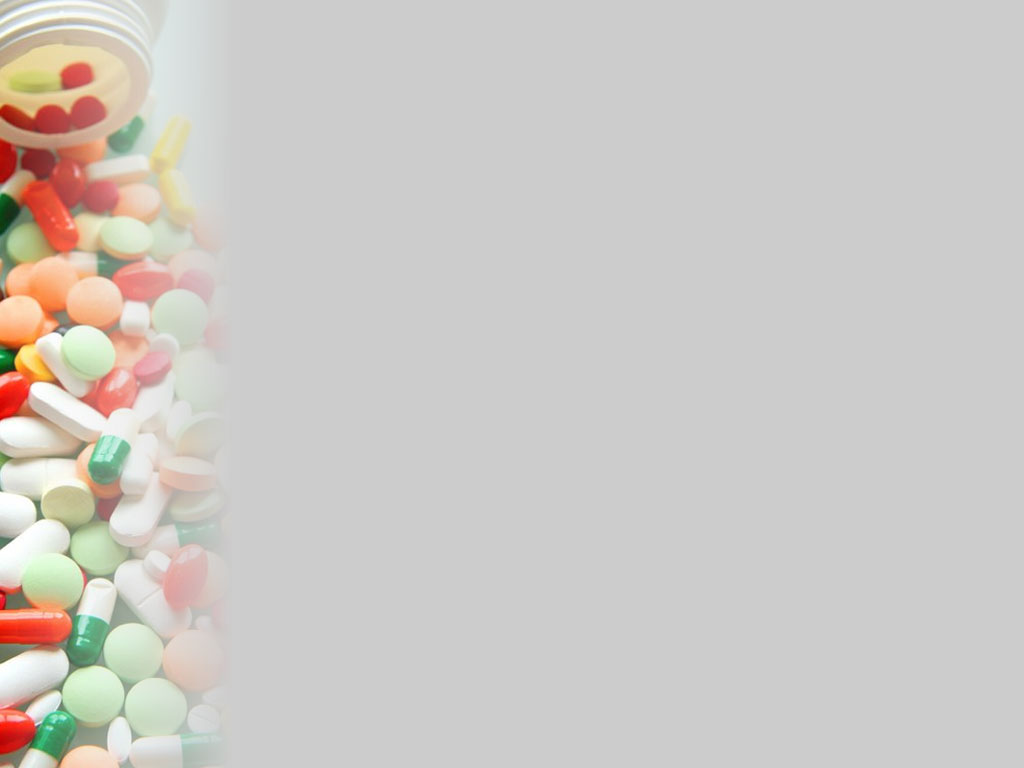 Pills Sidebar Background For Powerpoint Health And Medical Ppt