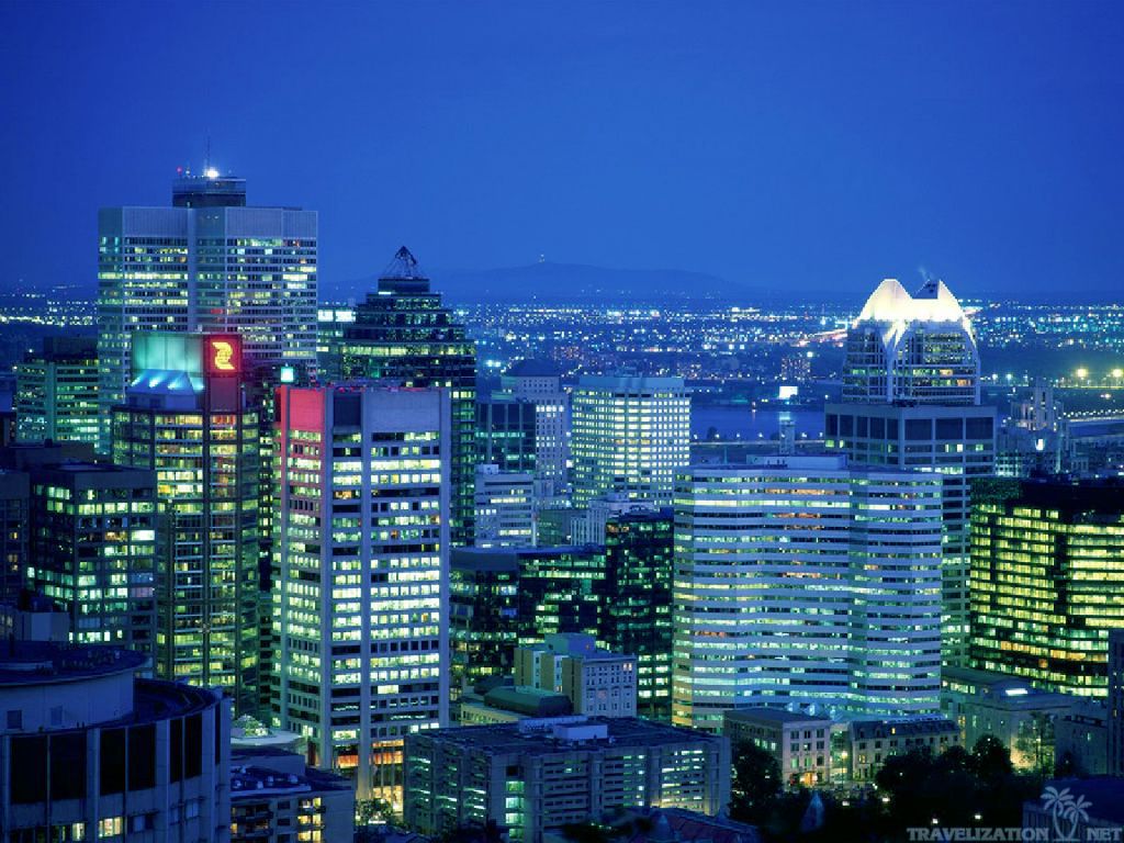 City Lights Of Montreal Wallpaper Pixel HD