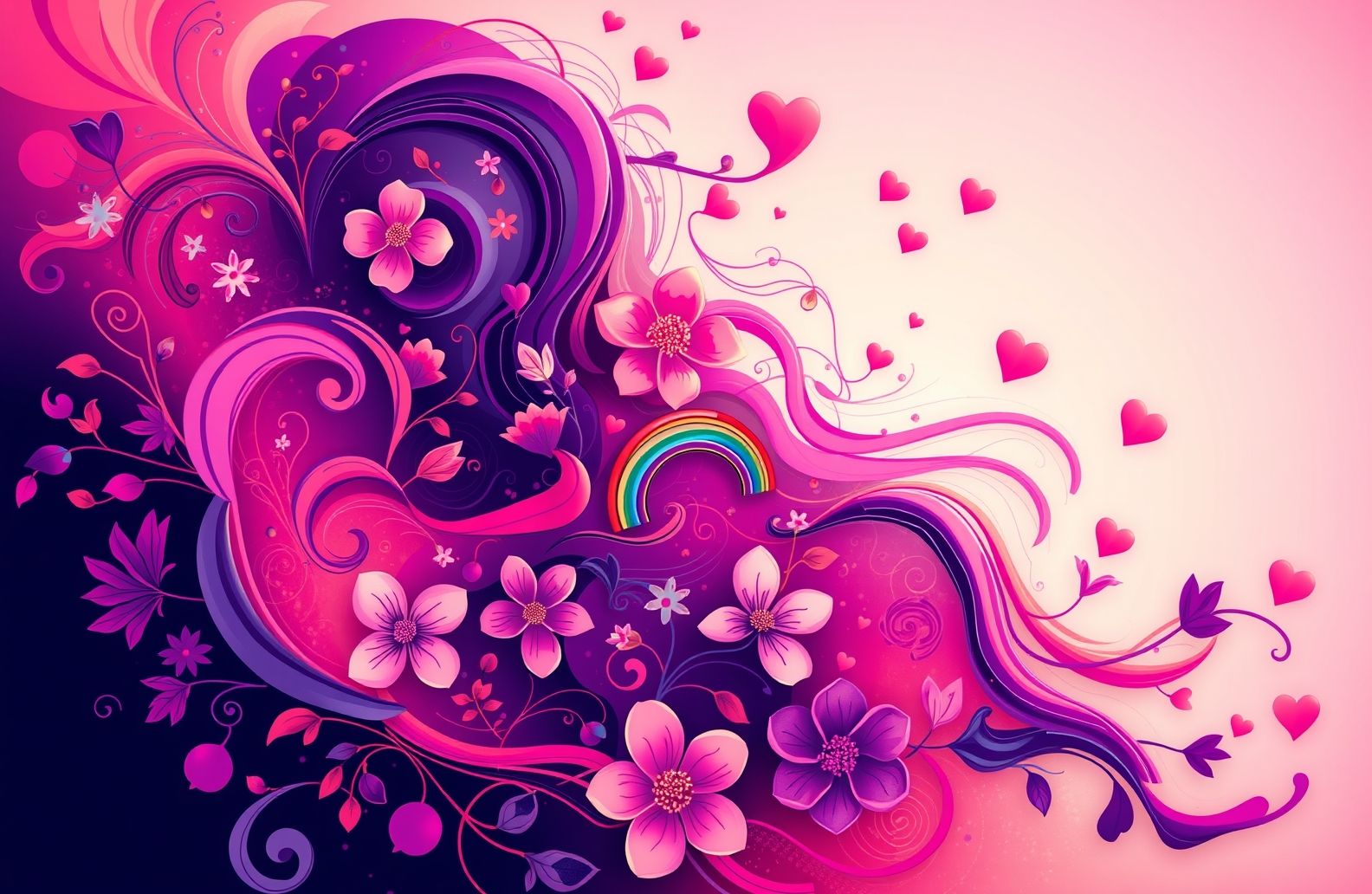 Lesbian Aesthetic Pride Wallpaper